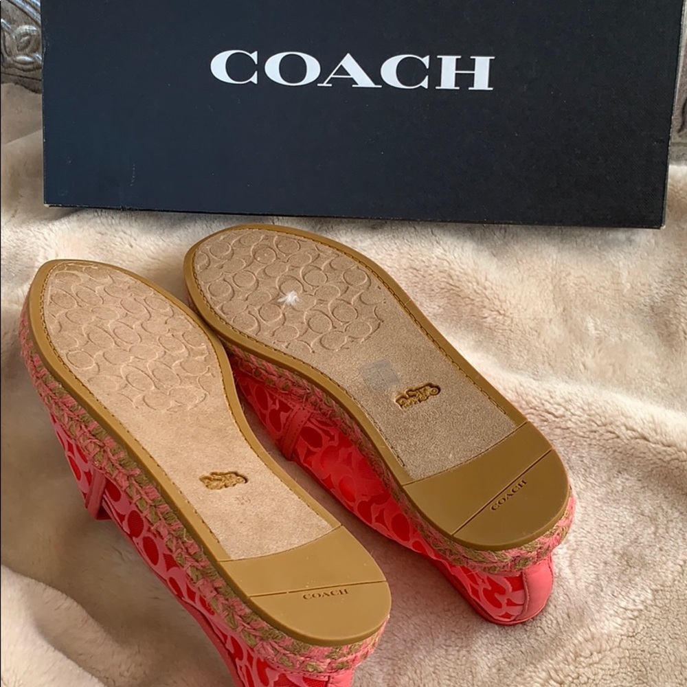 Coach Leather and Mesh Espadrilles 💕 - Picture 6 of 9